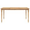 vidaXL Batavia-Tisch 85x85x75 cm Massivholz Teak