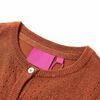 Kinder-Strickjacke Cognac 92