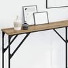 vidaXL Konsolentisch Artisan-Eiche 180 x 23 x 75 cm