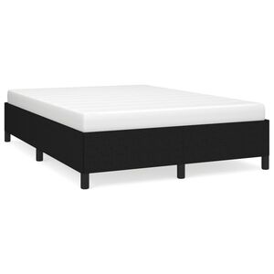 vidaXL Bettgestell ohne Matratze Schwarz 140x200 cm Stoff