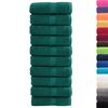 vidaXL Premium Waschhandt&uuml;cher SOLUND 10 St&uuml;ck Gr&uuml;n 30x30 cm 600 g/m&sup2;