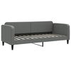 vidaXL Tagesbett Ausziehbar mit Schubladen Dunkelgrau 80x200 cm Stoff