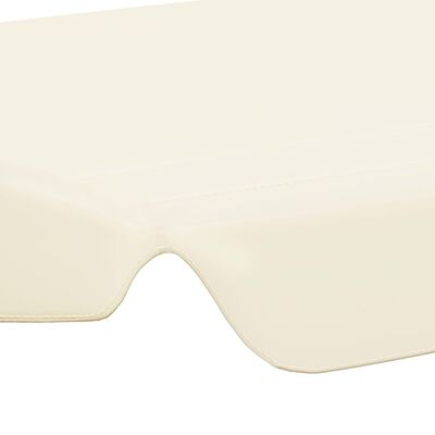 vidaXL Ersatzdach für Hollywoodschaukel Creme 150/130x105/70 cm