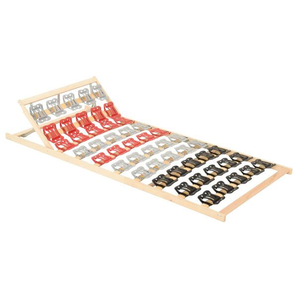 vidaXL Lattenrost mit 12 Latten Verstellbares Kopfteil 70x200 cm