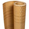 vidaXL Balkon-Sichtschutz Hellbraun 1000x90 cm Poly Rattan