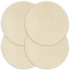 vidaXL Tischsets 4 Stk. Natur 38 cm Rund Baumwolle