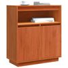 vidaXL Sideboard Wachsbraun 70 x 34 x 80 cm Massives Kiefernholz