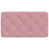 vidaXL Kopfteil-Kissen Rosa 80 cm Samt