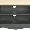 vidaXL TV-Schrank Schwarz 120x30x40 cm Holz