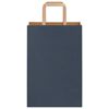 vidaXL Papiertragetaschen 50 Stk. mit Henkeln Blau 21x11x31 cm