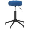 vidaXL Essst&uuml;hle 2 Stk. Drehbar Blau Samt