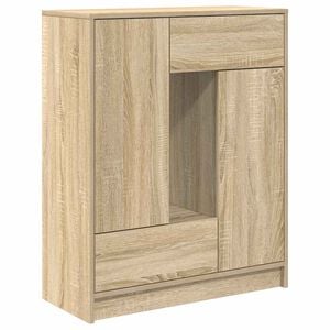 vidaXL Sideboard mit Schubladen und T&uuml;ren Sonoma-Eiche 73x31x90 cm