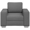vidaXL Sofa Dunkelgrau Gesamtabmessungen: 100 x 80 x 82 cm (B x T x H)