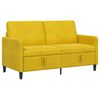 vidaXL Sofa mit Stauraum Gelb 152 x 78 x 87 cm Polyester