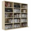 vidaXL CD-Regal Sonoma-Eiche 100x23x89,5 cm Holzwerkstoff