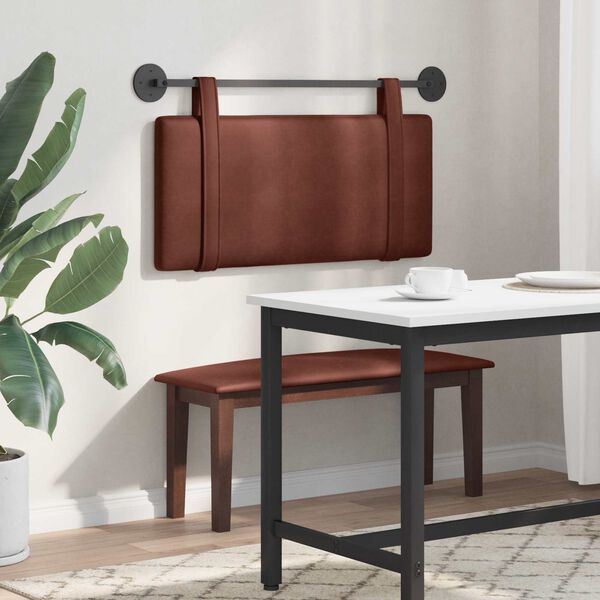 vidaXL H&auml;ngevorderseite Uni Gl&auml;nzendes Braun 90 x 55 x 5 cm Antikes PU