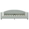 vidaXL Tagesbett Hellgrau 100x200 cm Samt