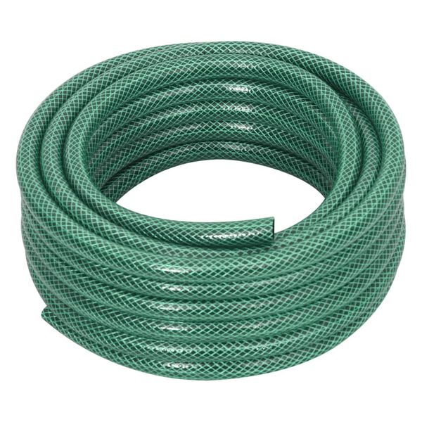 vidaXL Gartenschlauch mit Kupplung-Set Gr&uuml;n 0,5" 10 m PVC