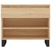 vidaXL Schuhregal Sonoma-Eiche 70x36x60 cm Holzwerkstoff
