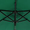 vidaXL Sonnenschirm mit Stahlmast Gr&uuml;n 225x225x212 cm