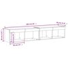 vidaXL TV-Schr&auml;nke mit LED-Leuchten 2 Stk. R&auml;uchereiche 80x30x30 cm