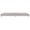 vidaXL Bettgestell Grau Sonoma 120x200 cm Holzwerkstoff