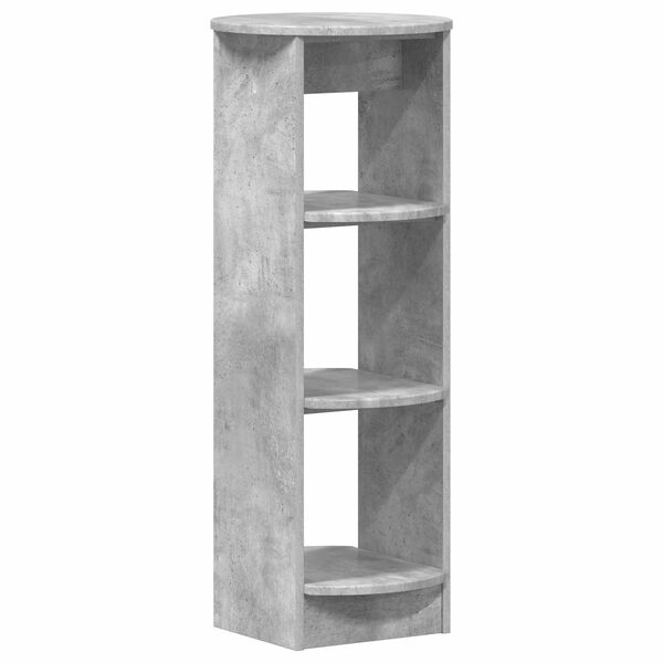 vidaXL Seitenschrank Betongrau 40 x 40 x 100 cm Holzwerkstoff