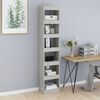 vidaXL B&uuml;cherregal/Raumteiler Betongrau 40x30x198 cm