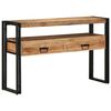 vidaXL Konsolentisch Braun 120 x 33 x 75 cm Massivholz Akazie