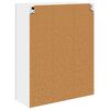 vidaXL H&auml;ngeschrank mit T&uuml;r Beton Grau 80 x 31 x 100 cm Holzwerkstoff