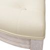 vidaXL Sitzbank 110,5x45x49 cm Leinen