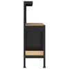 vidaXL Werkb&auml;nke mit Schubladen Schwarz 90 x 49 x 141 cm Holzwerkstoff