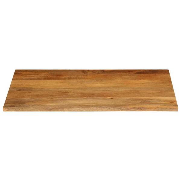 vidaXL Tischplatte mit Baumkante 110x80x3,8 cm Massivholz Mango
