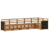 vidaXL Outdoor-Sofagarnitur 6 stk. Natur Massivholz Akazie