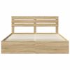 vidaXL Bettrahmen Sonoma 180 x 200 cm Massives Kiefernholz