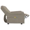 vidaXL Relaxsofa 2-Sitzer Hellgrau Mikrofasergewebe