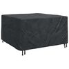 vidaXL M&ouml;belbezug Uni Schwarz 150 x 150 x 75 cm 600D