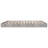 vidaXL Bettgestell Betongrau 200x200 cm Holzwerkstoff
