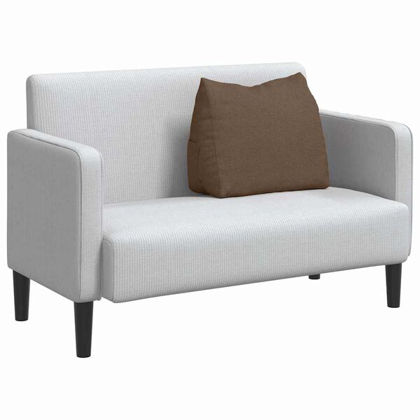 vidaXL R&uuml;ckenkissen Braun 60 x 20 x 50 cm Stoff