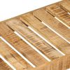 vidaXL Kleiderst&auml;nder mit Rollen 90x35x190 cm Massivholz Mango Eisen