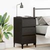 vidaXL Nachttisch Schwarz Eichen-Optik 45 x 35 x 44 cm Holzwerkstoff