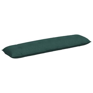 vidaXL R&uuml;ckenkissen Dunkelgr&uuml;n 200 x 19 x 50 cm Stoff