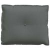 vidaXL R&uuml;ckenkissen Dunkelgrau 60 x 19 x 50 cm Stoff