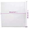 vidaXL Wintervlies mit Kordelzug 8 Stk. 70 g/m&sup2; 0,8x0,8 m