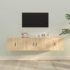 vidaXL 3-tlg. TV-Schrank-Set Sonoma-Eiche Holzwerkstoff