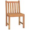 vidaXL 3-tlg. Garten-Essgruppe Massivholz Teak