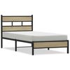 vidaXL Bettgestell ohne Matratze Sonoma-Eiche 107x200 cm Holzwerkstoff