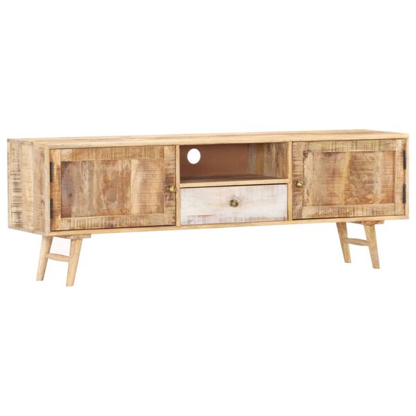 vidaXL TV-Schrank 140&times;30&times;45 cm Massivholz Mango