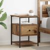 vidaXL Nachttisch 2 pcs Altholz 40 x 42 x 56 cm Holzwerkstoff