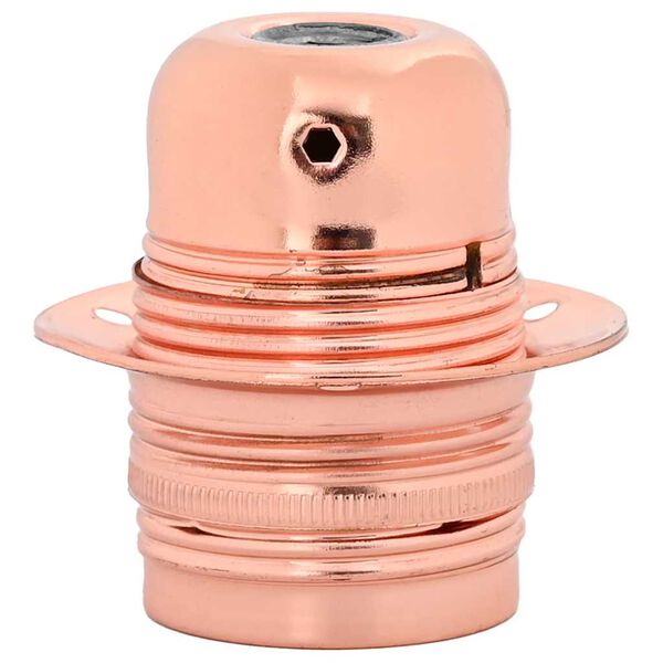 vidaXL Lampenfassungen 2 Stk. Rosegold E27